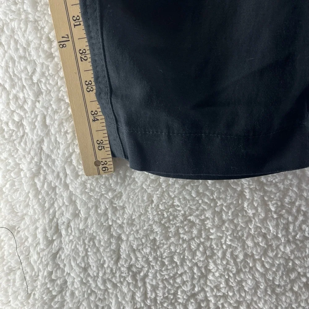 Banana‎ Republic Pants Women's Small Linen Blend Black Tapered Coastal Chic